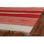 Druggets Cotton Striped Area Rug in Red/Ivory-25306194