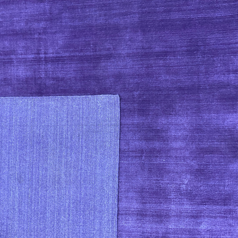 Tapis en soie noué à la main, Rectangulaire 8 pi x 10 pi
