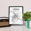 Vienna City Map - No Frame Print-1068365340