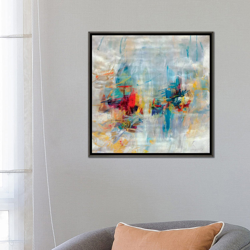 Reproduction d’art « New décennie » par Julian Spencer, Pas de tapis, H 26 po x l 26 po x 1,5 po