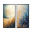 Meadow Windy Prairie Leaves I - Paysages, art mural 2 pièces-1238027664-1238027669