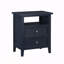 Table de chevet 2 tiroirs Midnight Blue-376583641