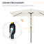 Aspacia 295cm Market Parasol