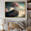 «Mountain Top Cherry Blossom II», art mural moderne sur toile