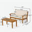 Causeuse et table basse Peyton-197479685