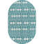 Tapis bleu sarcelle Southwestern-1702926313