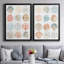 «Ocean Patterns I», ensemble de 2 reproductions d'art sur toile encadrées-151613500-151613498