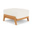 Alpine Outdoor Teak Ottoman-350651339