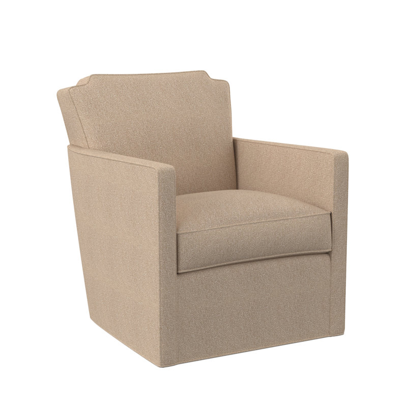 Chaise pivotante Elise, Mélange de polyester blé maya