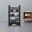 19.7" 5-Tier AV Media Stand Corner TV Entertainment Centre Stereo Components Storage Stand Movable Audio Media Stand