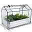 Mini serre extérieure Garmer avec jardin surélevé en métal et housse transparente - 4 pi x 2 pi-96715228