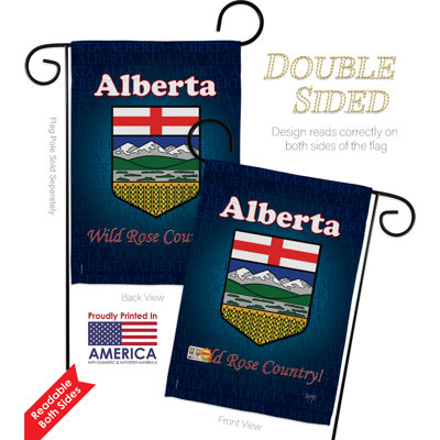 Double Sided 18.5'' H x 13'' W Polyester Flag Set