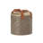 Laityn Pandan Chevron Storage Baskets with Leather Handle (Set of 2)