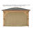 APEX GARDEN Polyester Side Wall for Gazebo-87941954