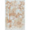 Floral Area Rug in White/Rust