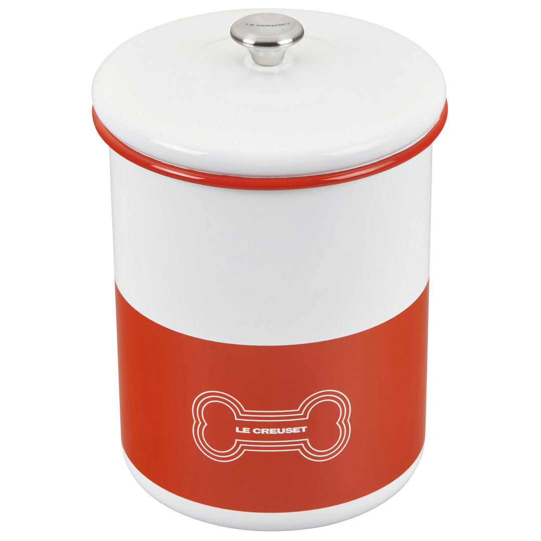 Le Creuset Pet Collection 4.25 lb Metal Treat Jar Le Creuset 