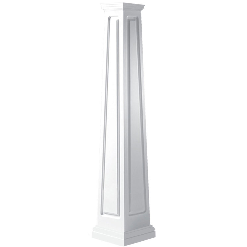 Poteau de lit à panneau surélevé conique carrée classic artisan Endura, H 72 po x l 15,63 po