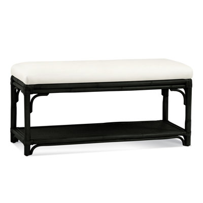 Banc de rangement en osier Summer Retreat