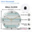 Horloge murale 12 po