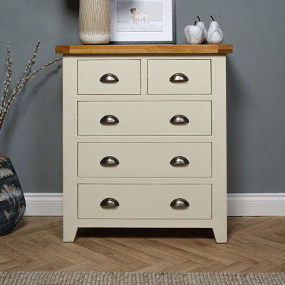 Janie 85cm W 5 - Drawer Chest of Drawers