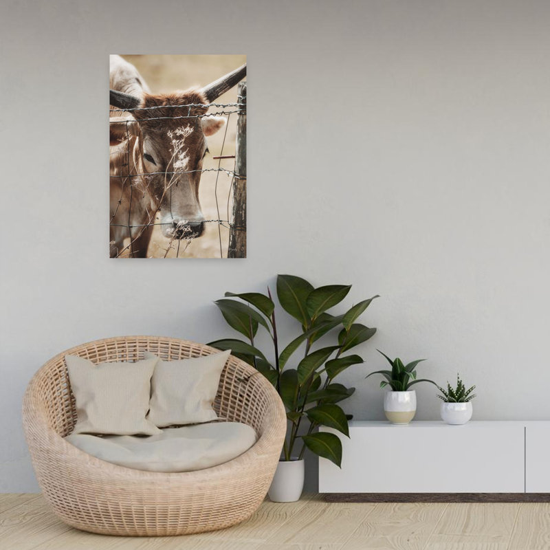 Art profond de la vache contemporaine, H 24 po x l 16 po