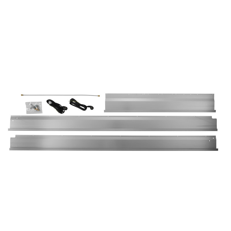 Standard Built In Trim Kit For Dual Installed Columns In 24" Deep Cabinets, 6" H x 42" W x 0.25" D 