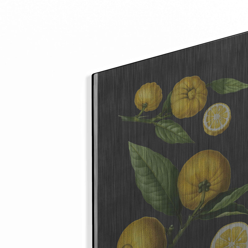 "Citron citron" par Lettré et doublé, H 16 po x l 12 po