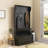 3-In-1 Entryway Hall Tree with Storage Bench, Coat Rack with Four Hooks and Shoe Storage-443797503