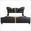 Structure de lit tapissier en similicuir pour grand lit-17208346-17208344