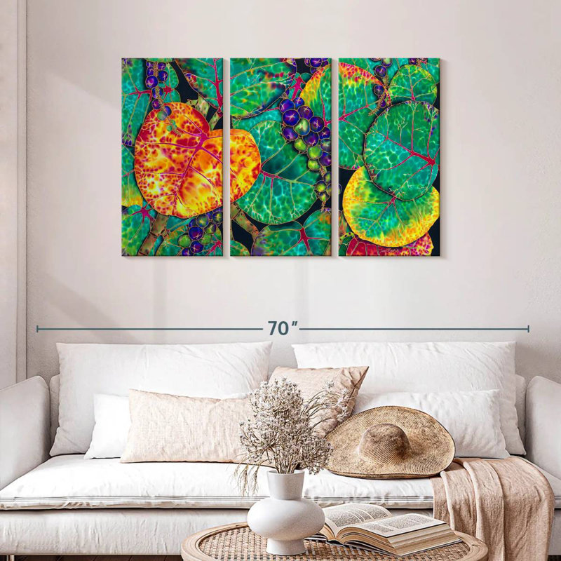 Harnek Seagrape, 28" H x 45" W