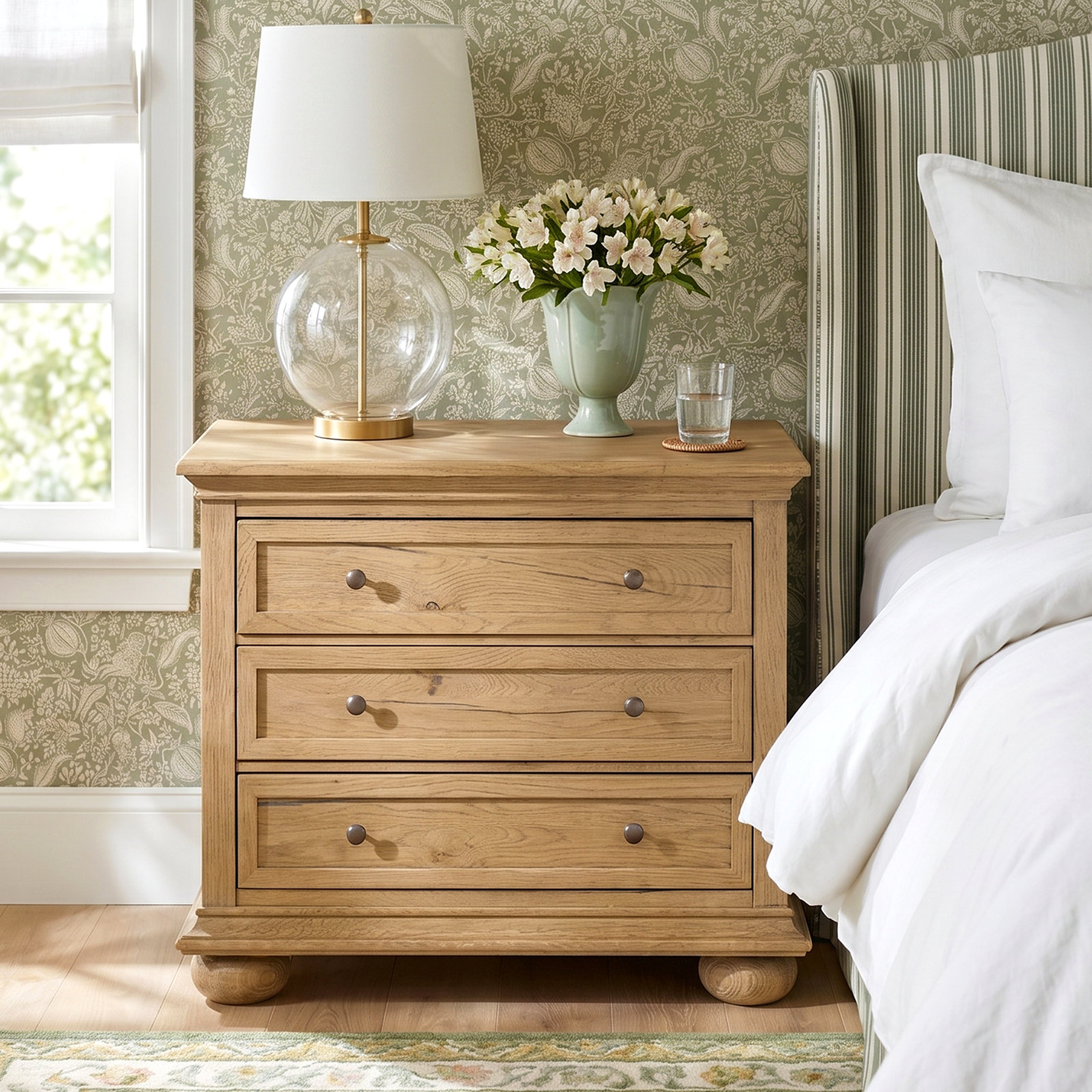 Geoffrey Nightstand, Light Brown