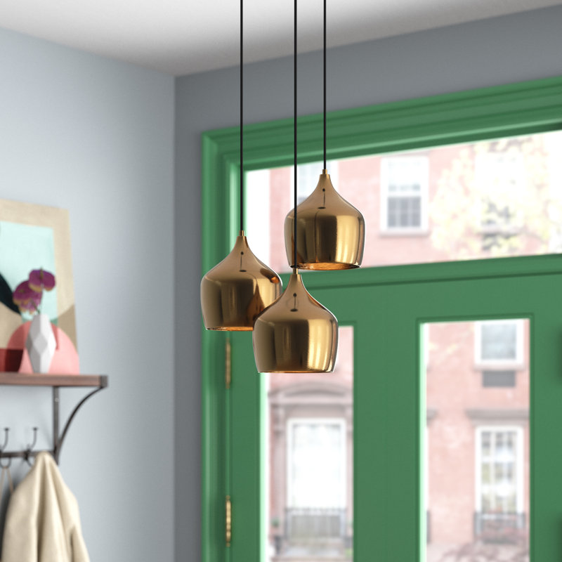 Vivanco 3 - Light Cluster Pendant, Copper