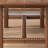 Solid wood table with simple rounded corners-106483567