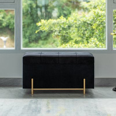 Shadyvale Velvet Ottoman