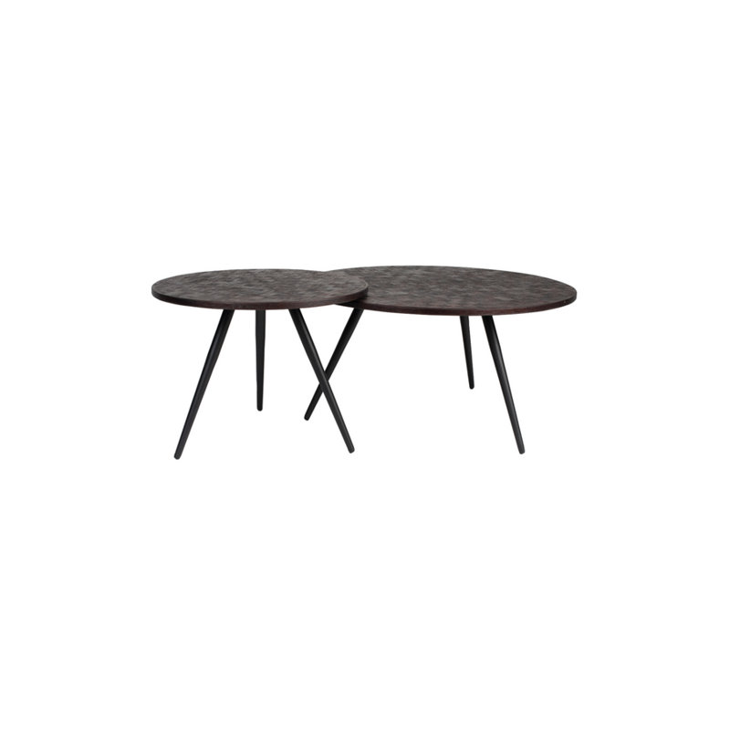 Ensemble de 3 tables gigognes Webster