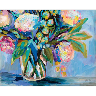 «Cotton Candy» par Jeanette Vertentes - peinture sur toile tendue
