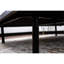 Plateforme entièrement rembourrée X Series - Tissu gris, construction, pieds réglables, charge maximale de 1000 lb, noir et gris moderne, solide-1093506714