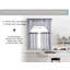 Rideau de cuisine semi-transparent en voile cafe chevrons Snowhill-928502355
