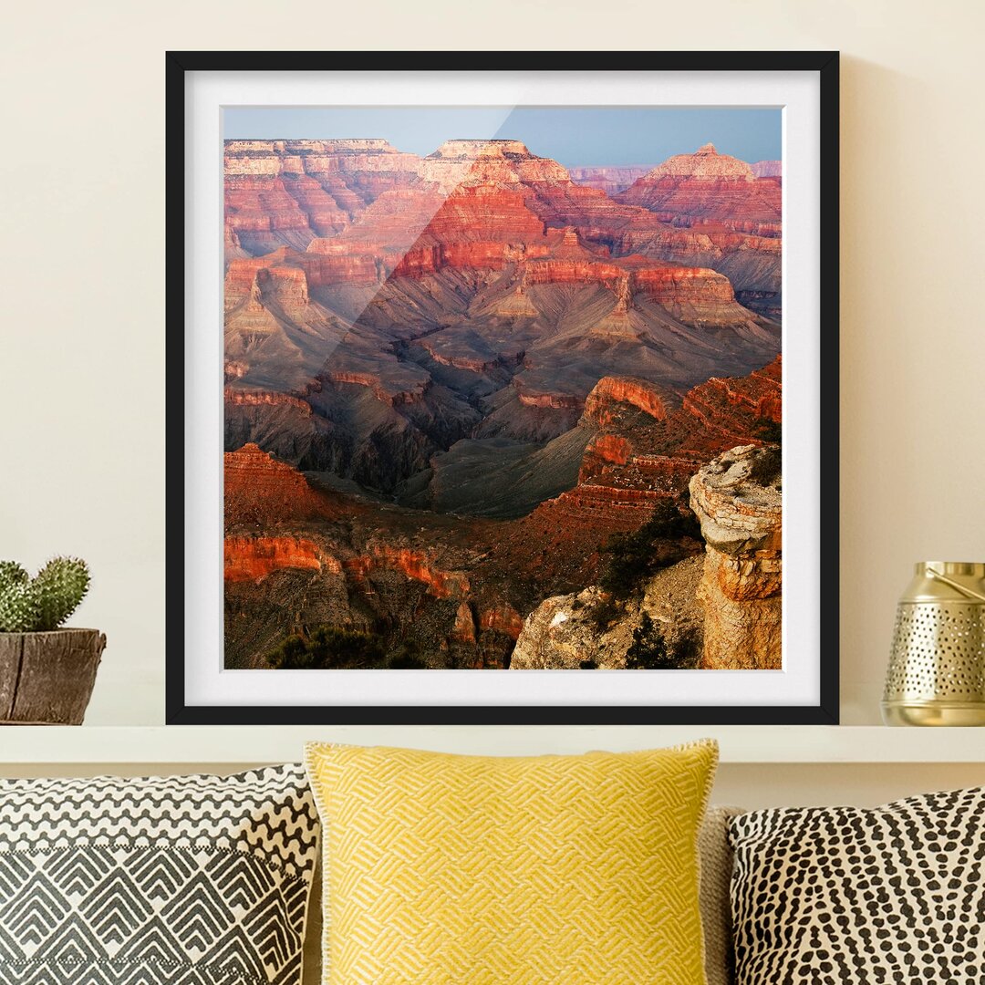 Gerahmtes Poster Grand Canyon after Sunset