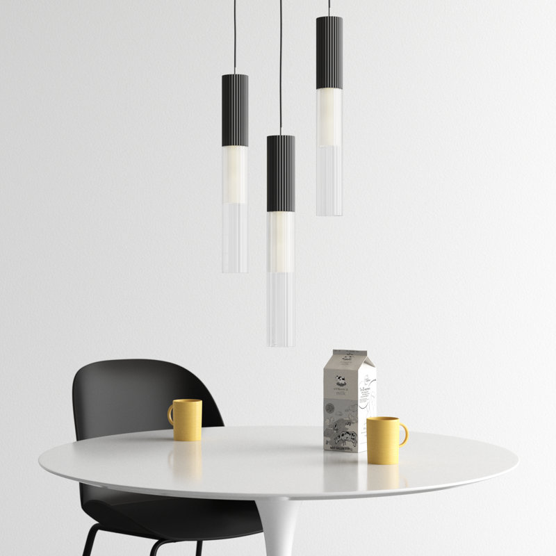 Colbie 3 - Light Black LED Cluster Pendant