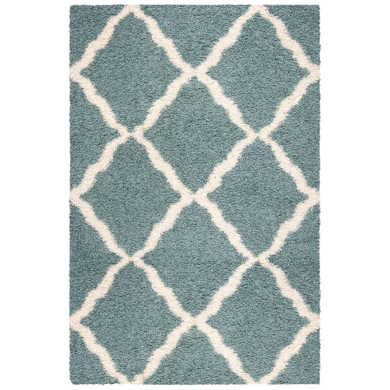 Wigley Sgd-Dallas Shag Performance Geometric Rug, Rectangle 2'3" x 4'