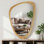 Miroir décoratif 24 "x 36" en bois massif irrégulier, pour chambre à coucher, salle de bain, salon, entrée