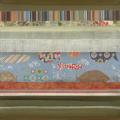 Fantasy Fish III by Willie Green-Aldridge - Wrapped Canvas Painting