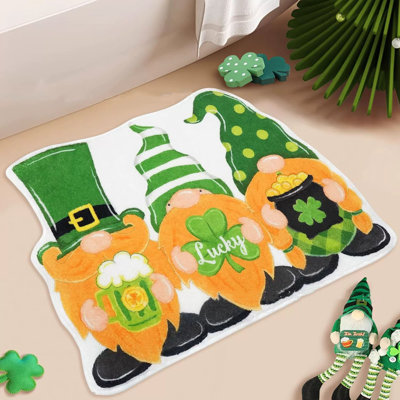 Couverture de siège en forme de tapis St. Patrick's Imitation