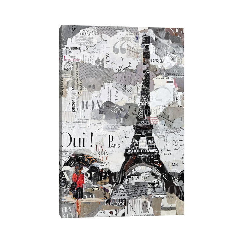 Qui Paris by Jamie Pavlich-Walker - Print on Canvas, Wrapped Canvas, 66.04cm H x 45.72cm W x 3.81cm D