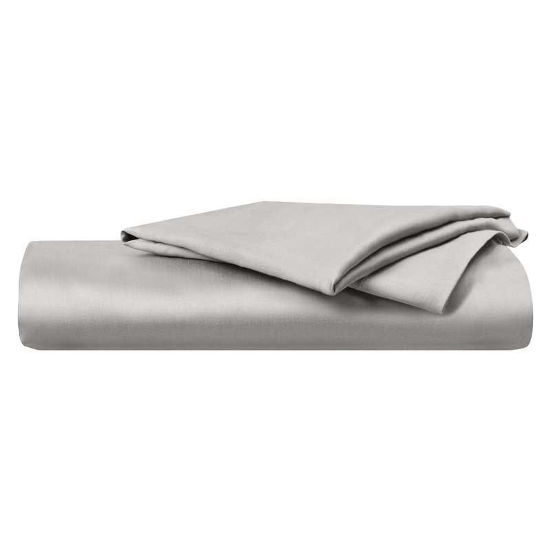 Ensemble de draps-housse rafraîchissants 100% eucalyptus Lyencell TENCEL ™ Delara - Doux, soyeux et respirant, Dove