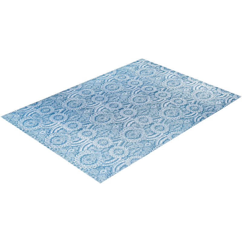 Overdyed One-of-a-Kind 9' x 12'2" Hand Knotted Area Rug