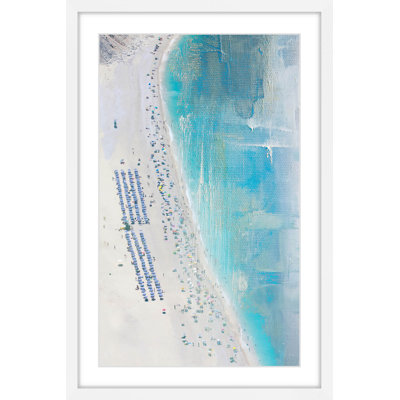 «Coastal Serenity The Coast» par Parvez Taj - reproduction de cadre photo