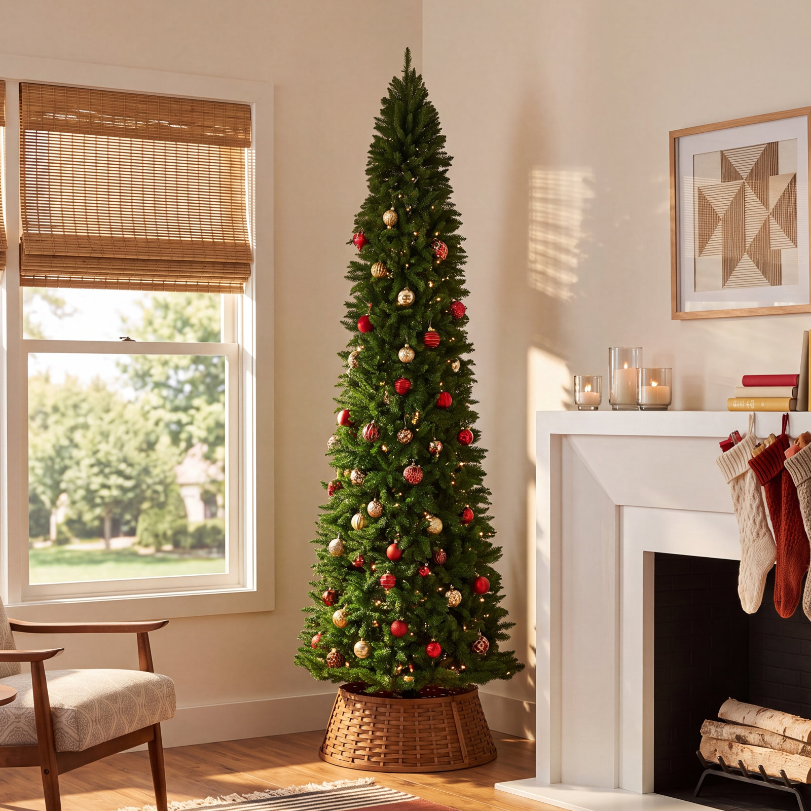 144' Lighted Artificial Christmas Tree