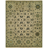 Angelina Wool Oriental Area Rug in Ivory